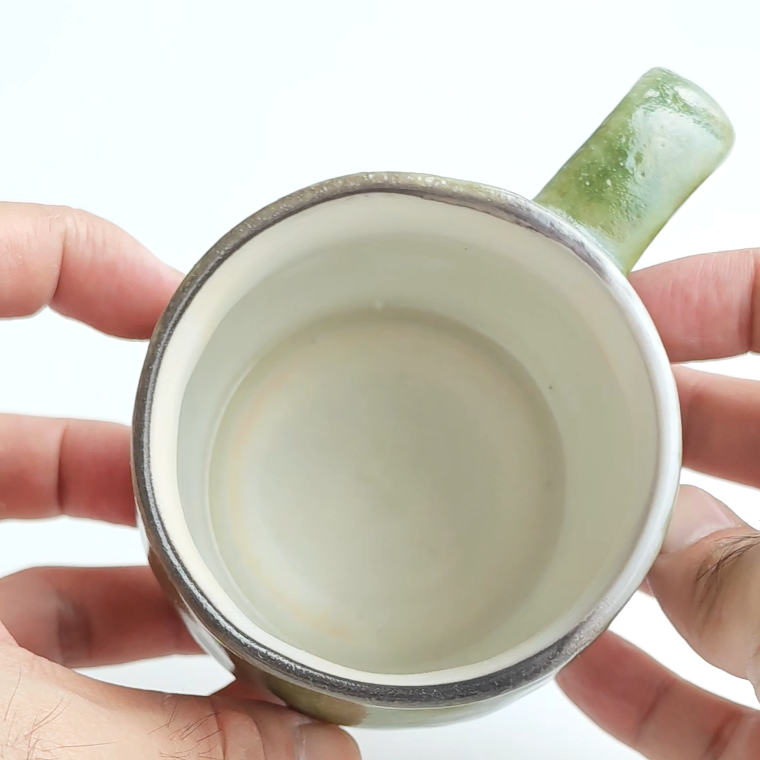 Shino Green Ceramic Mug 270ml